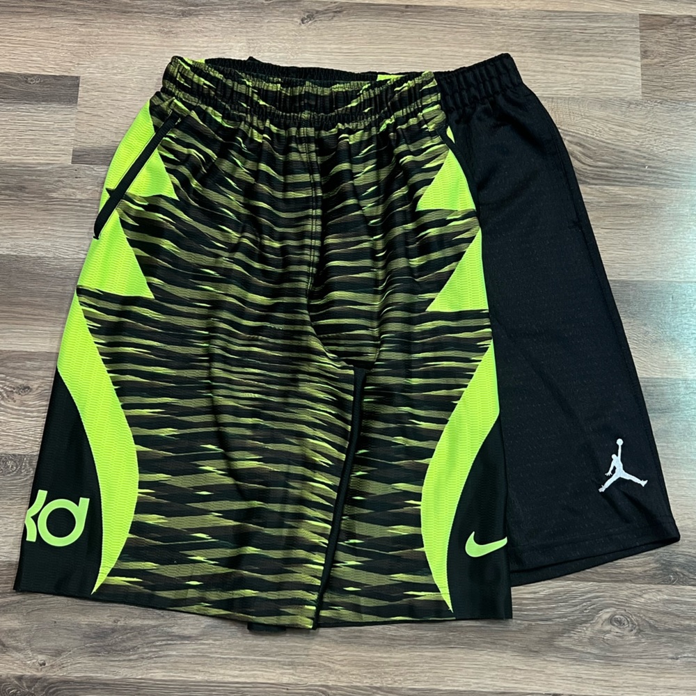2 pair NIKE shorts. Youth Medium